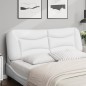 vidaXL Kopfteil-Kissen Weiß 160 cm Kunstleder vidaXL Kopfteil-Kissen Weiß 160 cm Kunstleder