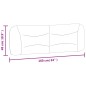 vidaXL Kopfteil-Kissen Weiß 160 cm Kunstleder vidaXL Kopfteil-Kissen Weiß 160 cm Kunstleder