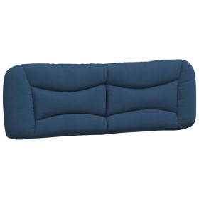 vidaXL Kopfteil-Kissen Blau 160 cm Stoff