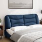 vidaXL Kopfteil-Kissen Blau 160 cm Stoff