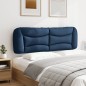 vidaXL Kopfteil-Kissen Blau 160 cm Stoff