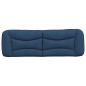 vidaXL Kopfteil-Kissen Blau 160 cm Stoff