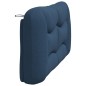 vidaXL Kopfteil-Kissen Blau 160 cm Stoff