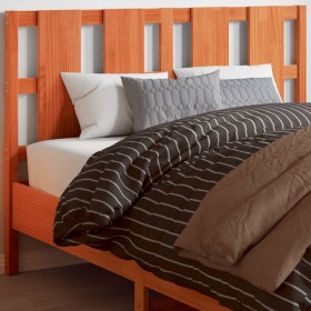 vidaXL Kopfteil Wachsbraun 135 cm Massivholz Kiefer
