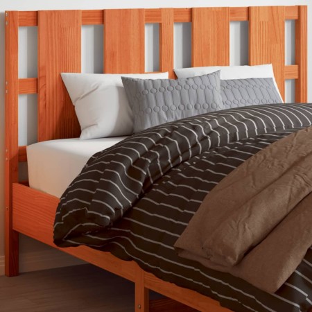 vidaXL Kopfteil Wachsbraun 135 cm Massivholz Kiefer