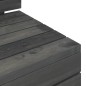 vidaXL 5-tlg. Garten-Sofagarnitur aus Paletten Kiefernholz Dunkelgrau vidaXL 5-tlg. Garten-Sofagarnitur aus Paletten Kiefernholz Dunkelgrau