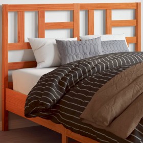 vidaXL Kopfteil Wachsbraun 150 cm Massivholz Kiefer
