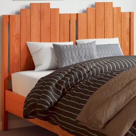vidaXL Kopfteil Wachsbraun 135 cm Massivholz Kiefer