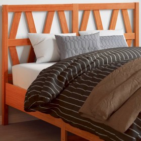 vidaXL Kopfteil Wachsbraun 160 cm Massivholz Kiefer