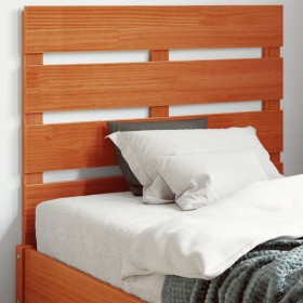 vidaXL Kopfteil Wachsbraun 90 cm Massivholz Kiefer
