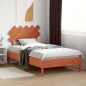 vidaXL Kopfteil Wachsbraun 90 cm Massivholz Kiefer