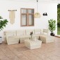6-tlg. Garten-Paletten-Lounge-Set Imprägniertes Fichtenholz 6-tlg. Garten-Paletten-Lounge-Set Imprägniertes Fichtenholz