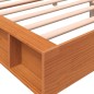vidaXL Massivholzbett ohne Matratze Wachsbraun 180x200 Kiefernholz vidaXL Massivholzbett ohne Matratze Wachsbraun 180x200 Kiefernholz