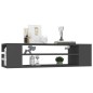 vidaXL TV-Hängeschrank Grau 100x30x26,5 cm Holzwerkstoff
