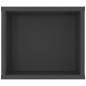 vidaXL TV-Hängeschrank Grau 100x30x26,5 cm Holzwerkstoff