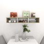 vidaXL Wandregal Weiß Sonoma-Eiche 102x30x17 cm Holzwerkstoff vidaXL Wandregal Weiß Sonoma-Eiche 102x30x17 cm Holzwerkstoff