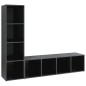 vidaXL TV-Schränke 2 Stk. Hochglanz-Grau 142,5x35x36,5cm Holzwerkstoff vidaXL TV-Schränke 2 Stk. Hochglanz-Grau 142,5x35x36,5cm Holzwerkstoff