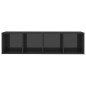 vidaXL TV-Schränke 2 Stk. Hochglanz-Grau 142,5x35x36,5cm Holzwerkstoff vidaXL TV-Schränke 2 Stk. Hochglanz-Grau 142,5x35x36,5cm Holzwerkstoff