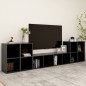vidaXL 5-tlg. TV-Schrank-Set Grau Holzwerkstoff vidaXL 5-tlg. TV-Schrank-Set Grau Holzwerkstoff