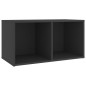 vidaXL 5-tlg. TV-Schrank-Set Grau Holzwerkstoff vidaXL 5-tlg. TV-Schrank-Set Grau Holzwerkstoff