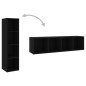 vidaXL 5-tlg. TV-Schrank-Set Grau Holzwerkstoff vidaXL 5-tlg. TV-Schrank-Set Grau Holzwerkstoff