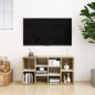 vidaXL Schuhbank Weiß und Sonoma-Eiche 103x30x54,5 cm Holzwerkstoff vidaXL Schuhbank Weiß und Sonoma-Eiche 103x30x54,5 cm Holzwerkstoff