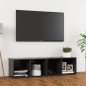 vidaXL TV-Schrank Grau 142,5x35x36,5 cm Holzwerkstoff vidaXL TV-Schrank Grau 142,5x35x36,5 cm Holzwerkstoff