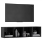 vidaXL TV-Schrank Grau 142,5x35x36,5 cm Holzwerkstoff vidaXL TV-Schrank Grau 142,5x35x36,5 cm Holzwerkstoff