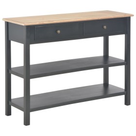 vidaXL Sideboard Schwarz 110×35×80 cm MDF