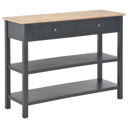 vidaXL Sideboard Schwarz 110×35×80 cm MDF