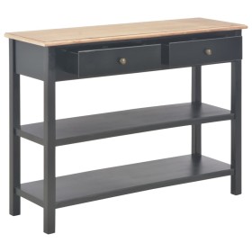 vidaXL Sideboard Schwarz 110×35×80 cm MDF
