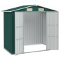 vidaXL Gerätehaus Grün 205x129x183 cm Verzinkter Stahl vidaXL Gerätehaus Grün 205x129x183 cm Verzinkter Stahl