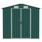 vidaXL Gerätehaus Grün 205x129x183 cm Verzinkter Stahl vidaXL Gerätehaus Grün 205x129x183 cm Verzinkter Stahl