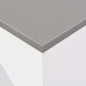 vidaXL Bartisch mit Beweglichem Regal Weiß 138x39x110 cm vidaXL Bartisch mit Beweglichem Regal Weiß 138x39x110 cm