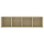 vidaXL TV-Schränke 2 Stk. Sonoma-Eiche 142,5x35x36,5 cm Holzwerkstoff vidaXL TV-Schränke 2 Stk. Sonoma-Eiche 142,5x35x36,5 cm Holzwerkstoff