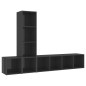 vidaXL 3-tlg. TV-Schrank-Set Hochglanz-Grau Holzwerkstoff vidaXL 3-tlg. TV-Schrank-Set Hochglanz-Grau Holzwerkstoff