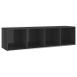 vidaXL 3-tlg. TV-Schrank-Set Hochglanz-Grau Holzwerkstoff vidaXL 3-tlg. TV-Schrank-Set Hochglanz-Grau Holzwerkstoff