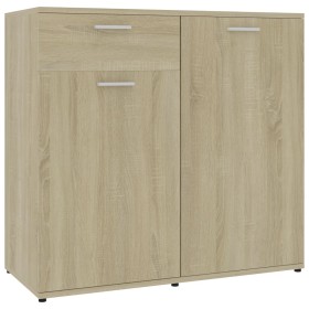 vidaXL Sideboard Sonoma-Eiche 80x36x75 cm Holzwerkstoff