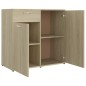 vidaXL Sideboard Sonoma-Eiche 80x36x75 cm Holzwerkstoff vidaXL Sideboard Sonoma-Eiche 80x36x75 cm Holzwerkstoff