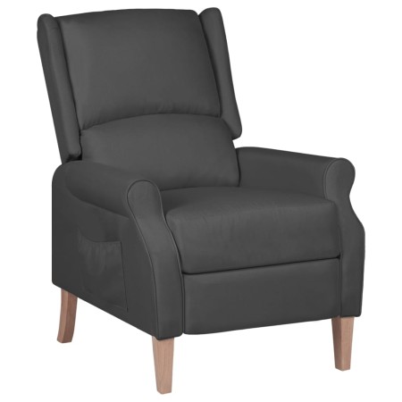 vidaXL Relaxsessel Verstellbar Dunkelgrau Stoff