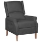 vidaXL Relaxsessel Verstellbar Dunkelgrau Stoff vidaXL Relaxsessel Verstellbar Dunkelgrau Stoff