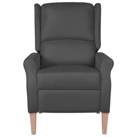 vidaXL Relaxsessel Verstellbar Dunkelgrau Stoff