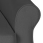 vidaXL Relaxsessel Verstellbar Dunkelgrau Stoff vidaXL Relaxsessel Verstellbar Dunkelgrau Stoff