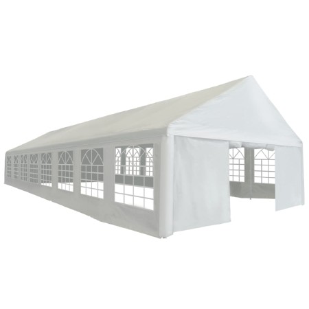 vidaXL Partyzelt PE 6x16 m Weiß
