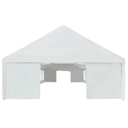 vidaXL Partyzelt PE 6x16 m Weiß