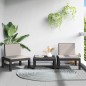 vidaXL 3-tlg. Garten-Lounge-Set mit Kissen Anthrazit PP vidaXL 3-tlg. Garten-Lounge-Set mit Kissen Anthrazit PP