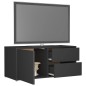 vidaXL TV-Schrank Grau 80x34x36 cm Holzwerkstoff vidaXL TV-Schrank Grau 80x34x36 cm Holzwerkstoff