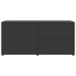 vidaXL TV-Schrank Grau 80x34x36 cm Holzwerkstoff vidaXL TV-Schrank Grau 80x34x36 cm Holzwerkstoff