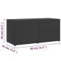 vidaXL TV-Schrank Grau 80x34x36 cm Holzwerkstoff vidaXL TV-Schrank Grau 80x34x36 cm Holzwerkstoff