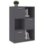 vidaXL Lagerschrank Grau 60x29,5x90 cm Holzwerkstoff vidaXL Lagerschrank Grau 60x29,5x90 cm Holzwerkstoff